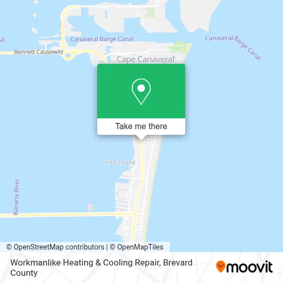 Workmanlike Heating & Cooling Repair map