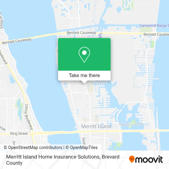 Merritt Island Home Insurance Solutions map
