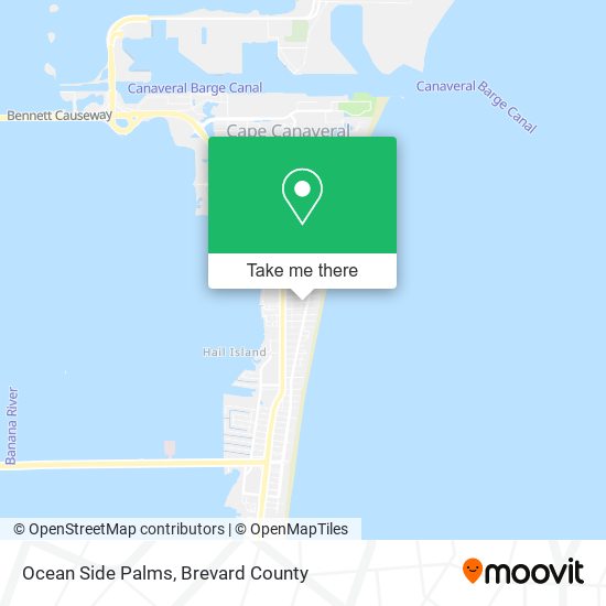 Ocean Side Palms map