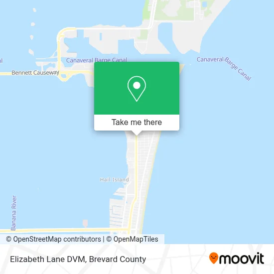 Elizabeth Lane DVM map