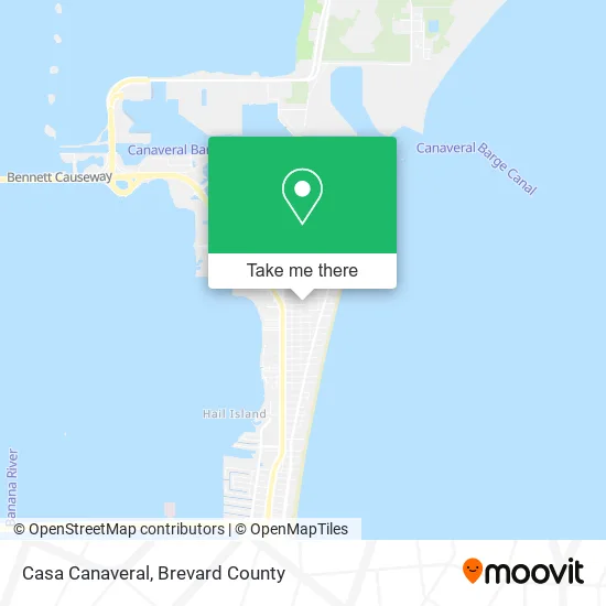 Casa Canaveral map