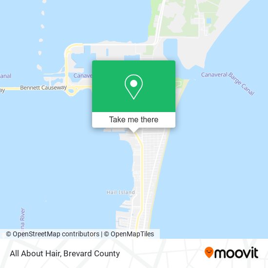 All About Hair map