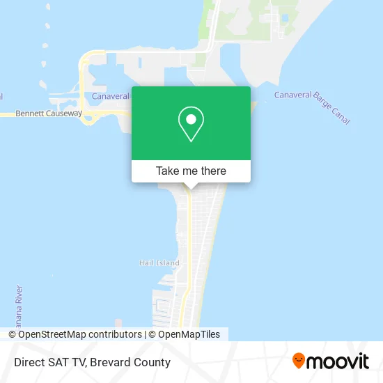 Direct SAT TV map