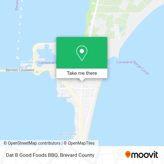Dat B Good Foods BBQ map