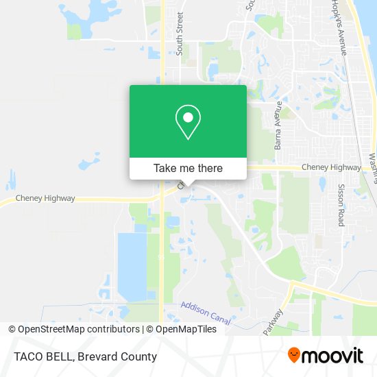 Mapa de TACO BELL