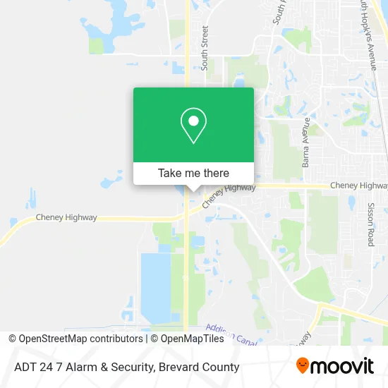 ADT 24 7 Alarm & Security map