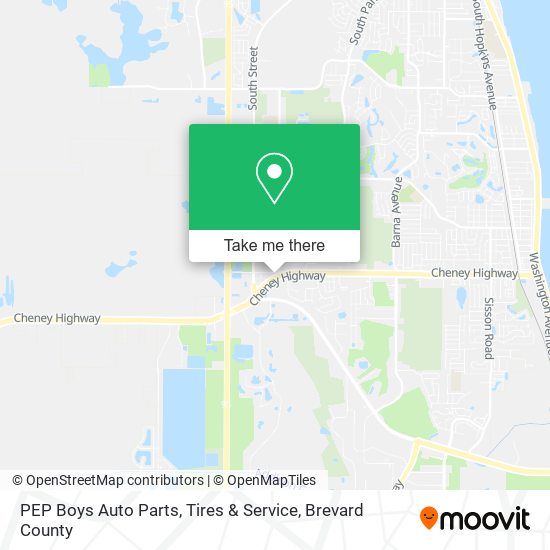 Mapa de PEP Boys Auto Parts, Tires & Service