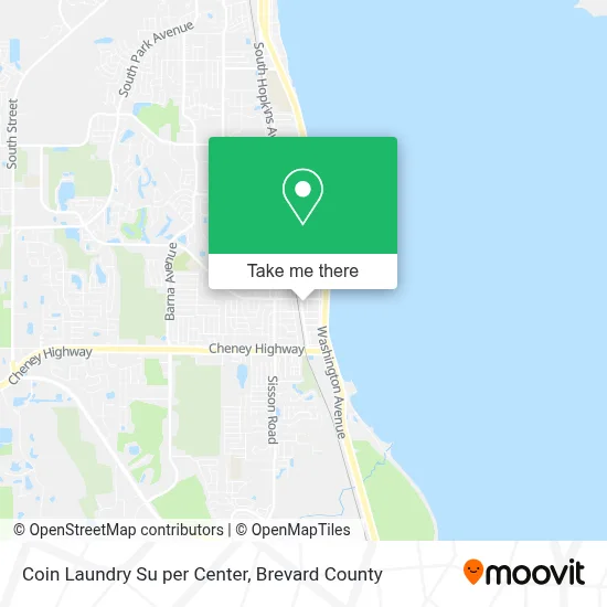 Coin Laundry Su per Center map