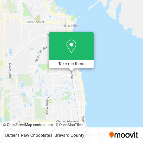 Butler's Raw Chocolates map