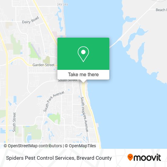 Mapa de Spiders Pest Control Services