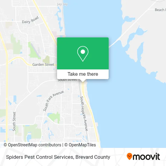 Spiders Pest Control Services map