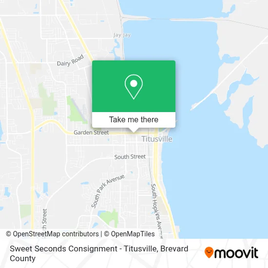 Sweet Seconds Consignment - Titusville map