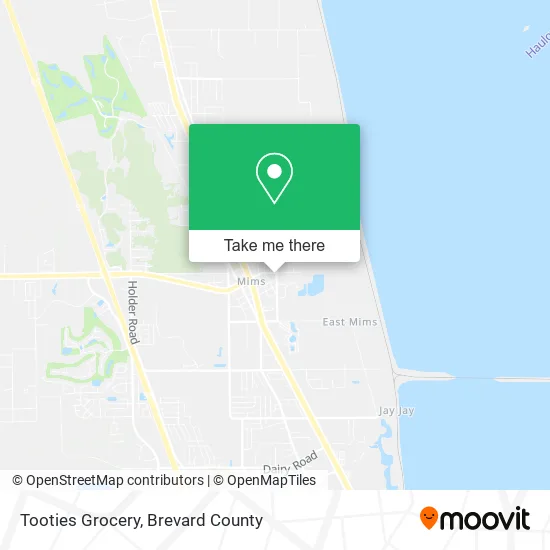 Mapa de Tooties Grocery