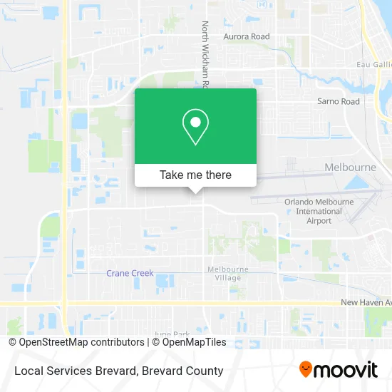 Local Services Brevard map