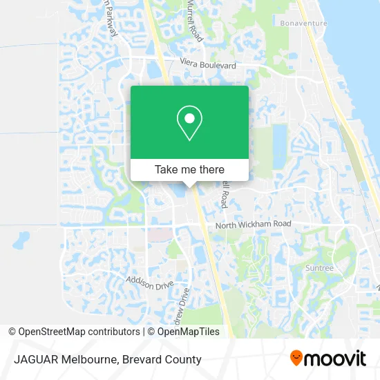 JAGUAR Melbourne map