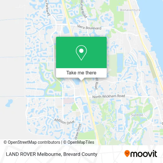 LAND ROVER Melbourne map