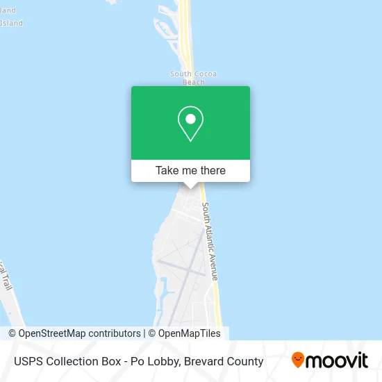 USPS Collection Box - Po Lobby map