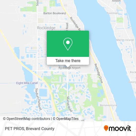 PET PROS map