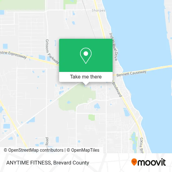 ANYTIME FITNESS map