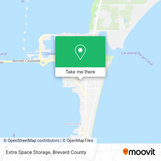 Extra Space Storage map