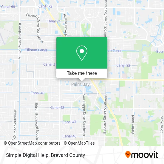Simple Digital Help map