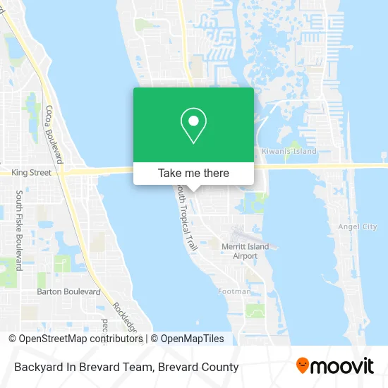Backyard In Brevard Team map