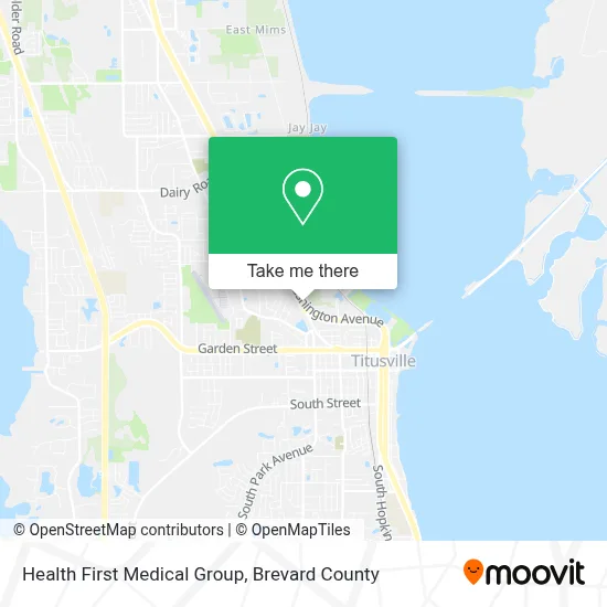 Health First Medical Group map