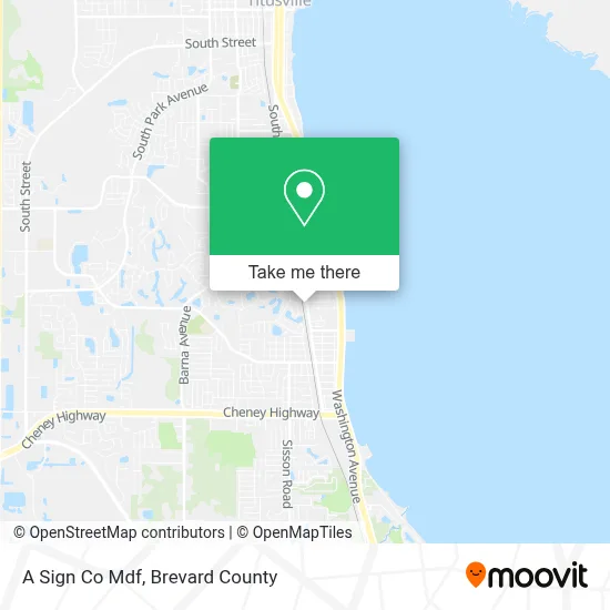 A Sign Co Mdf map