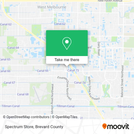 Spectrum Store map