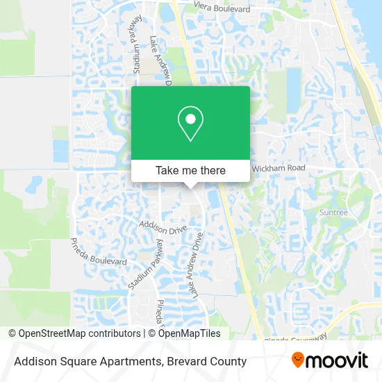 Addison Square Apartments map