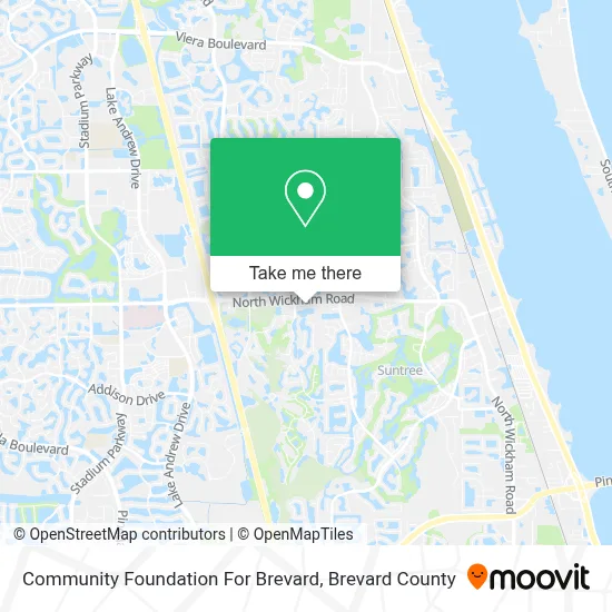Community Foundation For Brevard map