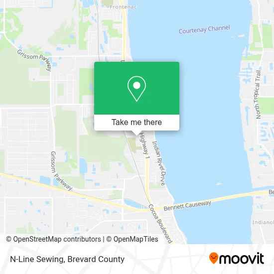 N-Line Sewing map