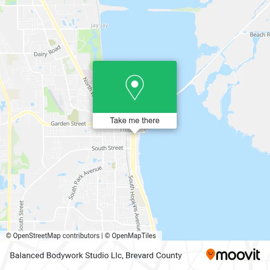 Balanced Bodywork Studio Llc map