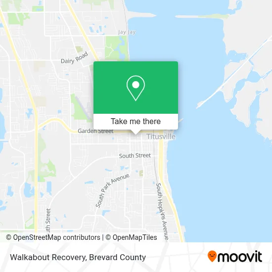 Walkabout Recovery map