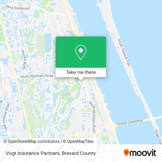 Vogt Insurance Partners map