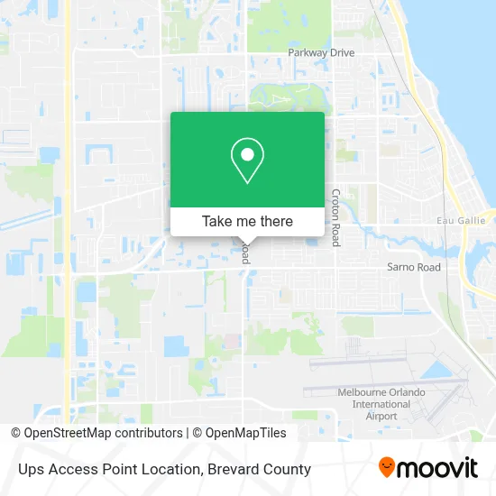 Ups Access Point Location map