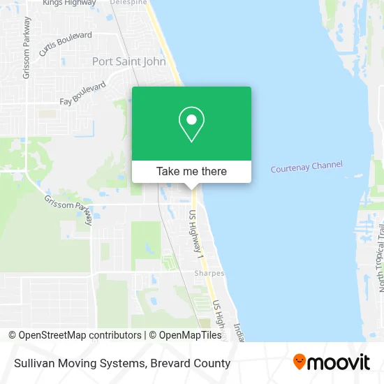 Sullivan Moving Systems map