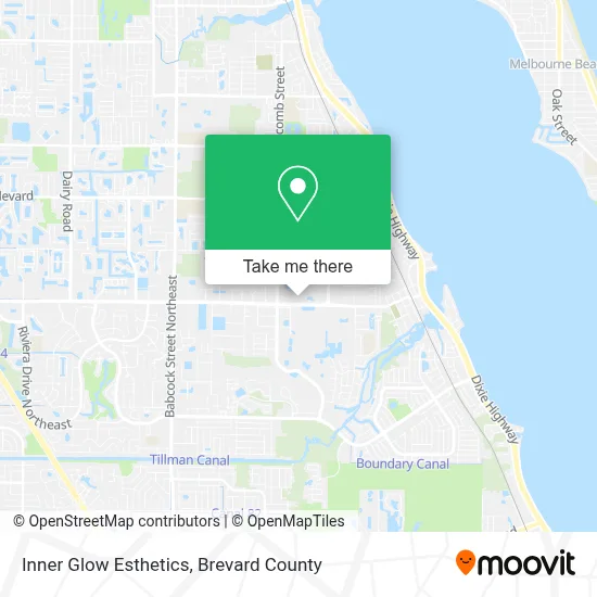 Inner Glow Esthetics map
