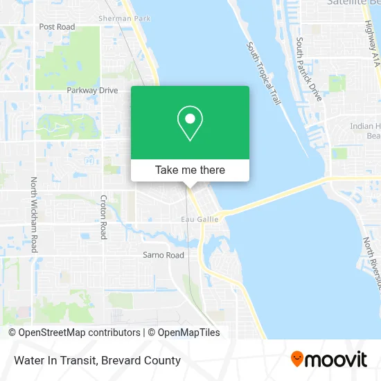 Water In Transit map