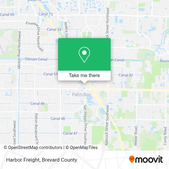 Harbor Freight map