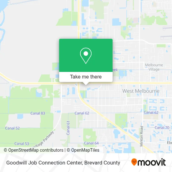 Goodwill Job Connection Center map