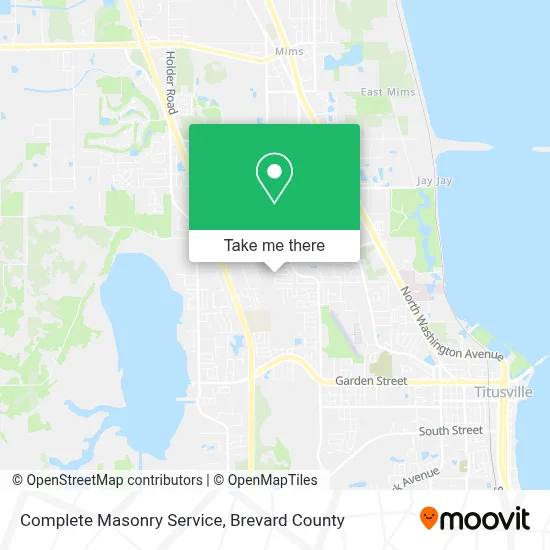 Complete Masonry Service map