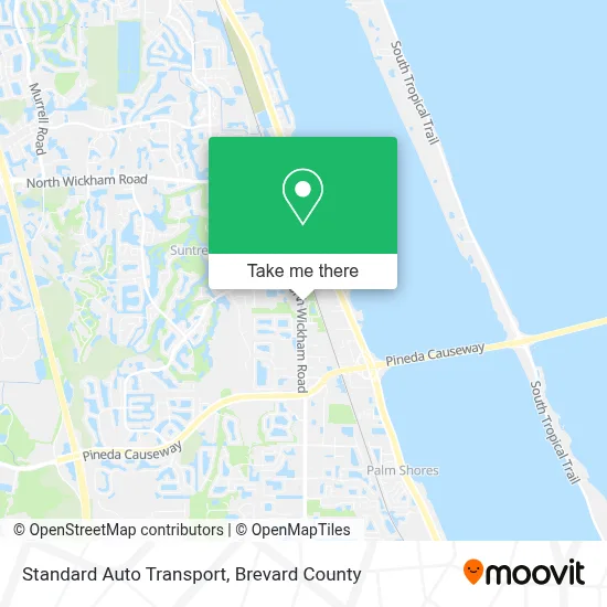 Standard Auto Transport map