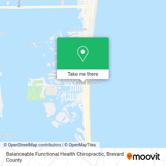 Balanceable Functional Health Chiropractic map