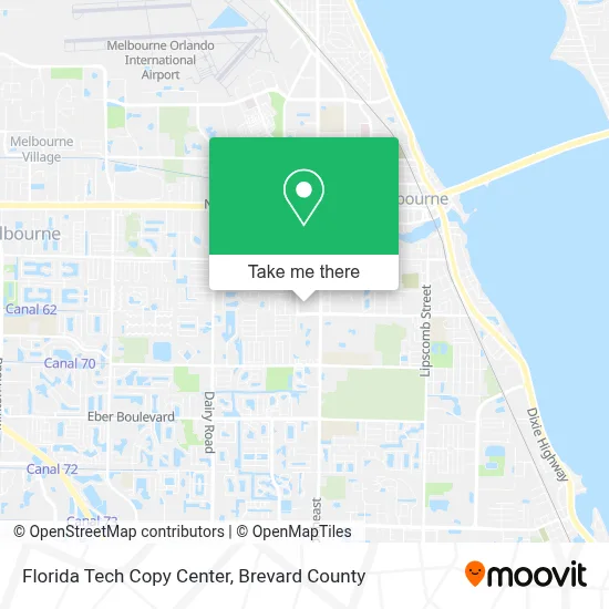 Florida Tech Copy Center map