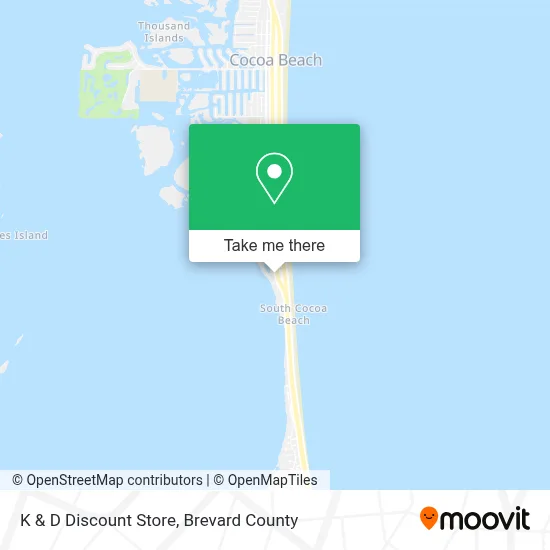 K & D Discount Store map