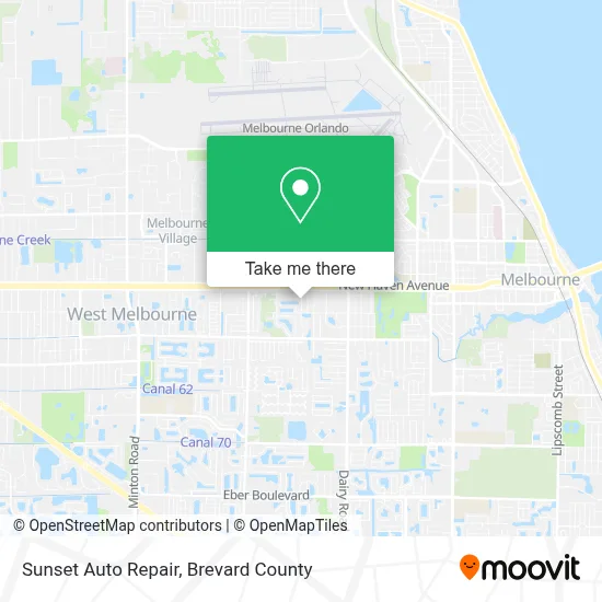 Sunset Auto Repair map