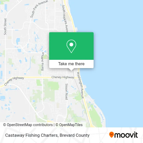 Castaway Fishing Charters map
