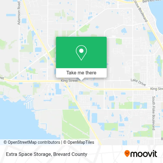 Extra Space Storage map