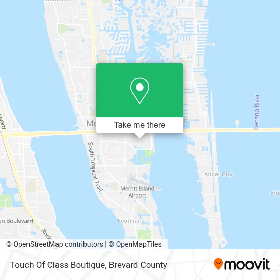 Touch Of Class Boutique map